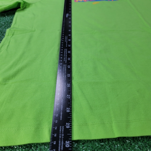 Nike Men's Just Do It T Shirt Size Large Lime Green Blue Yellow Orange New w/Tag - Picture 6 of 8